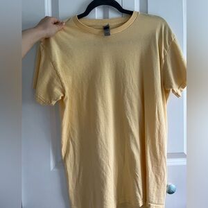 Gildan Tan Cotton Short Sleeve Tee